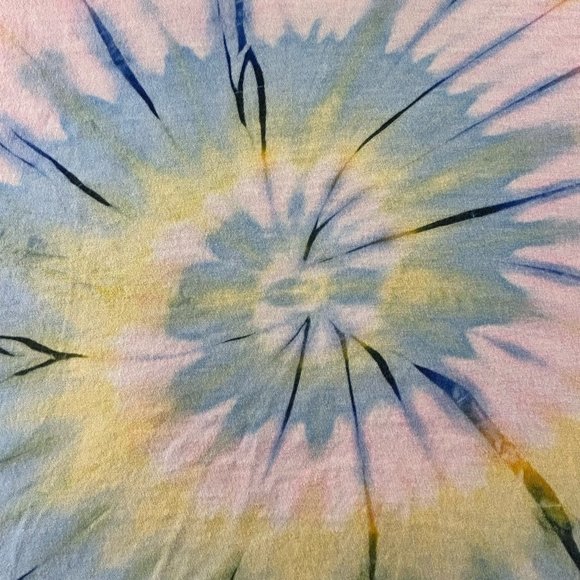 Vintage 80s Screen Stars Neon Pastel Rainbw Tie-Dye Oversized Soft Thin … - Picture 7 of 13